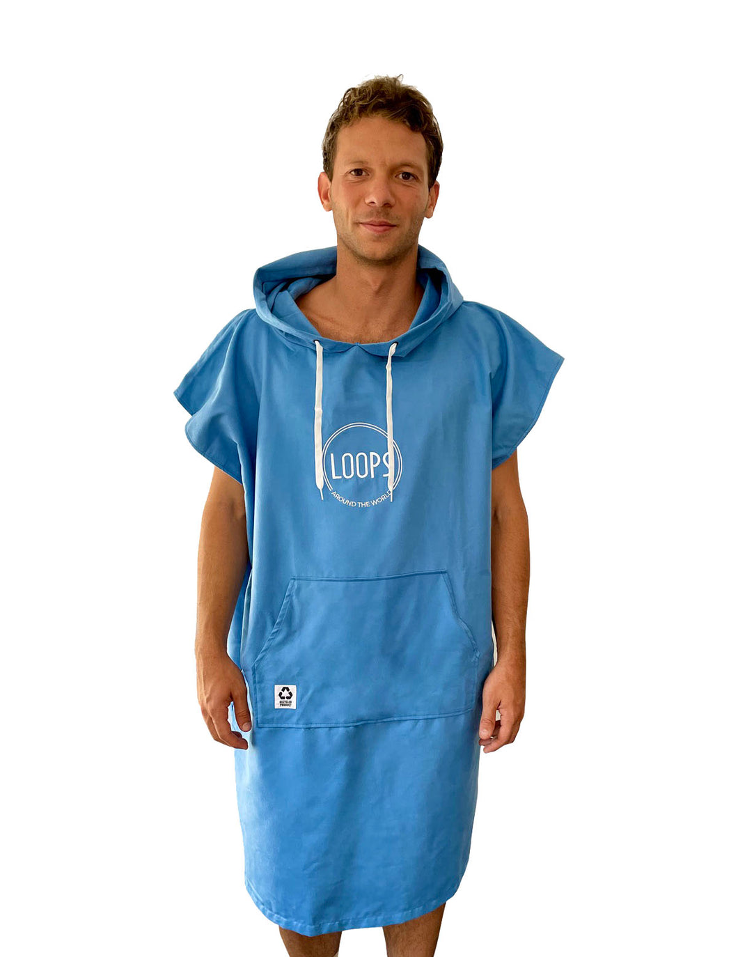 Poncho Microfibres - Blue