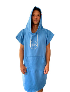 Poncho Microfibres - Blue